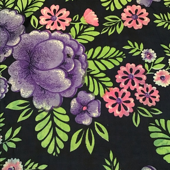 NWOT Pure Silk Mini Sarong with Bonus Scrunchie - Picture 6 of 7